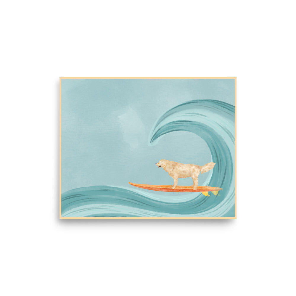 Hank Surfing Print